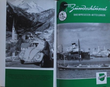 Rheinpreussen "Der Zuendschluessel" Gasstation-Magazine complet vintage 1965 binding (6172)